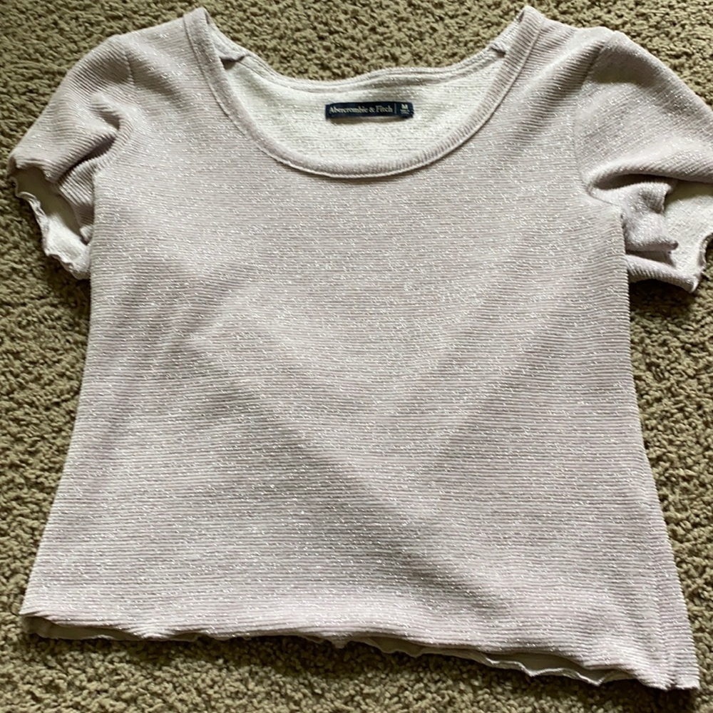 (Sorry the pictures are trash) lilac Abercrombie t